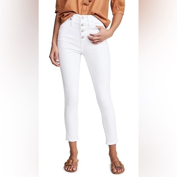 Madewell Denim - Madewell 10” High-Rise Skinny Crop Jean. Size 27.